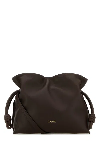 Loewe Mini Flamenco Clutch In Black