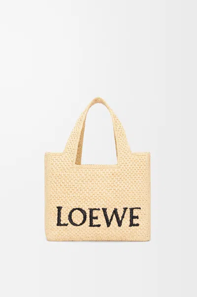 Loewe Womens Natural  X Paula's Ibiza Small Raffia Tote Bag In Neutral