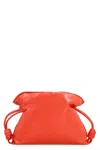 LOEWE FLAMENCO CLUTCH WITH REMOVABLE STRAP AND EMBOSSED LOGO