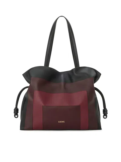 Loewe Flamenco Clutch Xl Bag In Nappa In Black