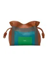 Loewe X Albers Flamenco Medium Clutch Bag In Nappa Leather
