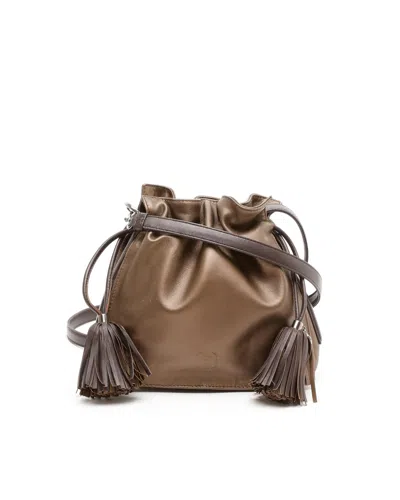 Loewe Flamenco Crossbody Bag In Brown