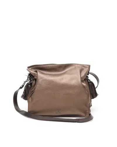 Loewe Flamenco Crossbody Bag In Brown