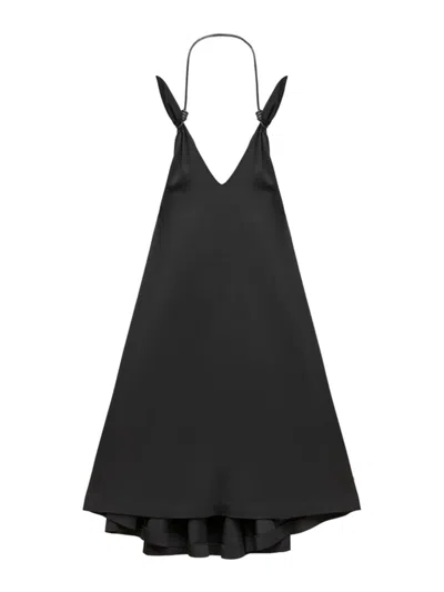 LOEWE FLAMENCO DRESS IN STRETCH VISCOSE