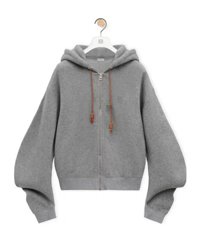 Loewe Flamenco Hoodie In Gray