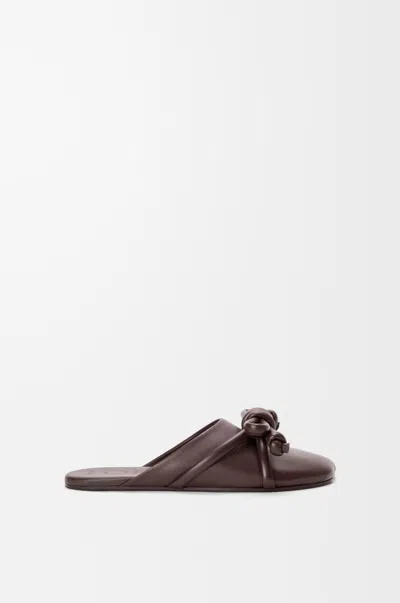 Loewe Petal-shaped Toe Mules In Animal Print