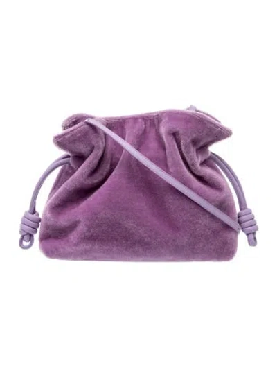 Pre-owned Loewe Flamenco Knot In Purple