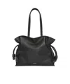 Loewe Flamenco Medium Clutch Bag In Napa Leather In Black