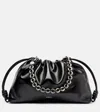 Loewe Womens Black Flamenco Large Leather Shoulder Bag