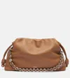 Loewe Flamenco Large Leather Shoulder Bag In Brown