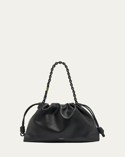 Loewe Flamenco Purse Large Shoulder Bag In Black
