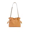 Loewe Flamenco Clutch In Nappa Calfskin In Brown