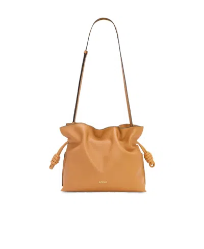Loewe Flamenco Clutch In Nappa Calfskin In Warm Desert