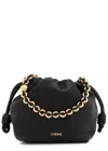 Loewe Flamenco Leather Clutch In Black