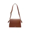 Loewe Flamenco Leather Messenger Bag In Brown