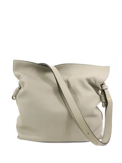 Pre-owned Loewe Flamenco Leather Shoulder Bag In Blue