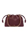 Loewe Medium Flamenco Purse In Mellow Nappa Lambskin In Red