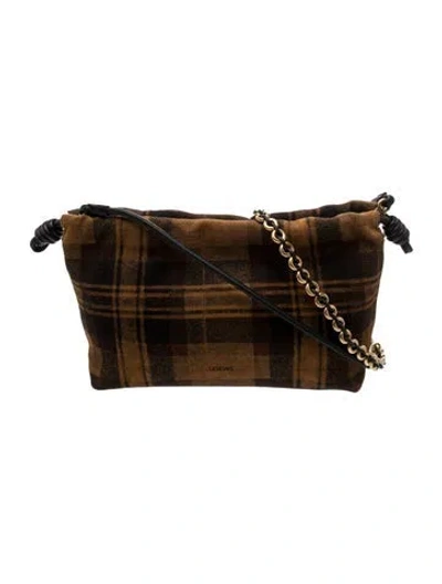 Pre-owned Loewe Flamenco Medium 2025 In Brown
