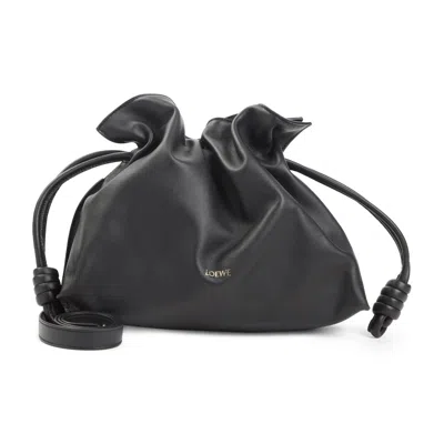 Loewe Flamenco Medium Clutch Women In Black