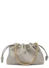 Loewe Medium Flamenco Purse In Mellow Nappa Lambskin In Gray