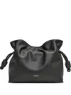 Loewe Flamenco Clutch Medium Bag In Calfskin Nappa In Black