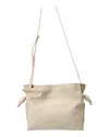 Loewe Flamenco Mini Leather Clutch Bag In White