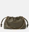 Loewe Flamenco Medium Leather Shoulder Bag In Green