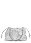 Loewe Flamenco Medium Metallic Leather Clutch
