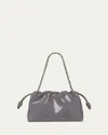 Loewe Flamenco Medium Sequined Bag In Grey