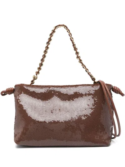 Loewe Flamenco Medium Sequined Clutch