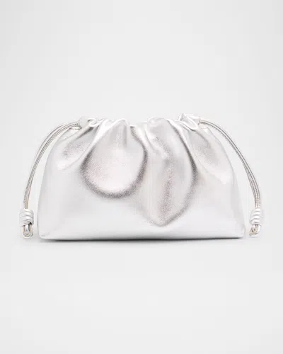 LOEWE FLAMENCO METALLIC LEATHER SHOULDER BAG