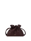 Loewe Flamenco Mini Clutch Bag In Dark Burgundy
