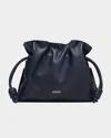 Loewe Flamenco Mini Clutch Bag In Napa Leather In Abyss Blue