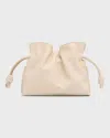 Loewe Flamenco Mini Leather Clutch Bag In Angora