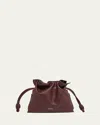 Loewe Flamenco Mini Clutch Bag In Dark Burgundy