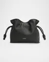 Loewe Flamenco Mini Clutch Bag In Nappa Leather In Black