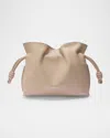 Loewe Flamenco Mini Clutch Bag In Nappa Leather In Sand