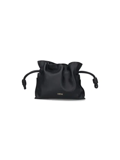 Loewe "flamenco" Mini Clutch In Black