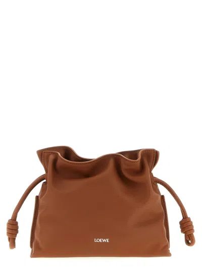 Loewe 'flamenco' Mini Clutch In Brown