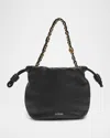 Loewe Flamenco Mini Crossbody Bag In Napa Leather In Black
