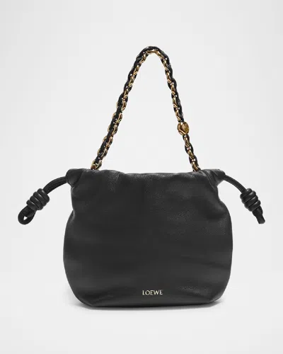 Loewe Flamenco Mini Crossbody Bag In Napa Leather In Black