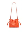 Loewe Flamenco Mini Leather Bag In Orange