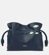 Loewe Flamenco Mini Leather Clutch In Blue