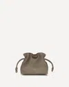 Loewe Flamenco Mini Pouch Bag In Sand