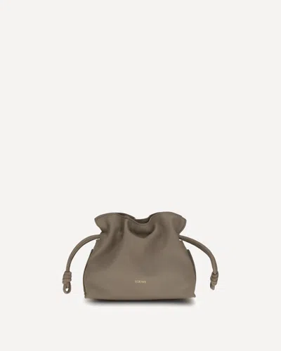 Loewe Flamenco Mini Pouch Bag In Sand