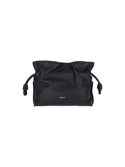 Loewe 'flamenco' Mini Pouch In Black  