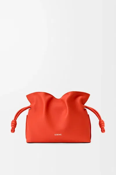 Loewe Flamenco Mini Pouch In Orange