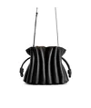 Loewe Flamenco Ondas Clutch Bag In Smooth Calfskin In Black