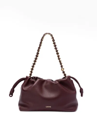 Loewe `flamenco` Pouch In Red