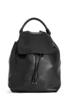 Loewe Flamenco Pressed Backpack In Black